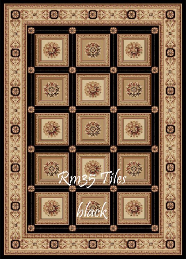 RUMI-35 Tiles Black 1